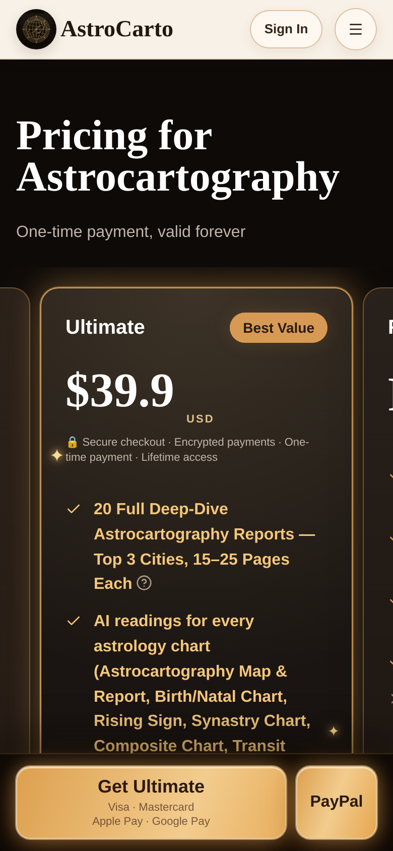 Pricing