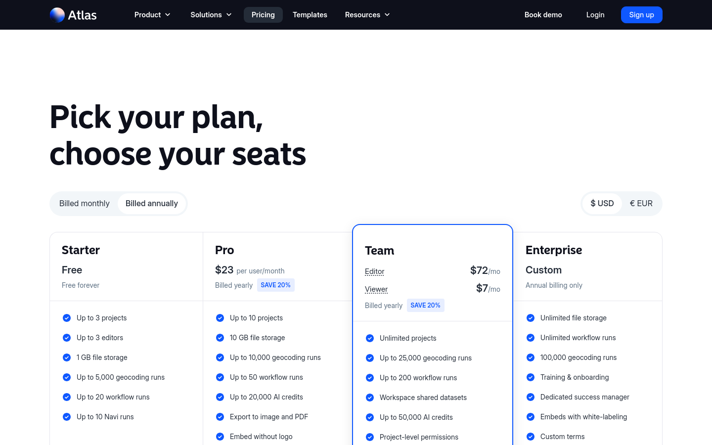 Pricing