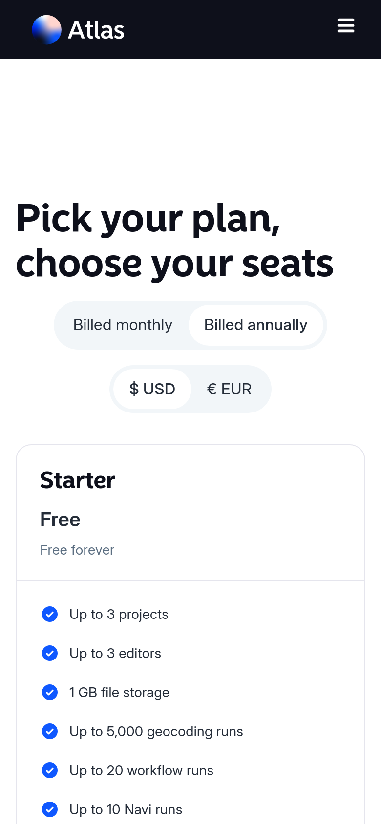 Pricing