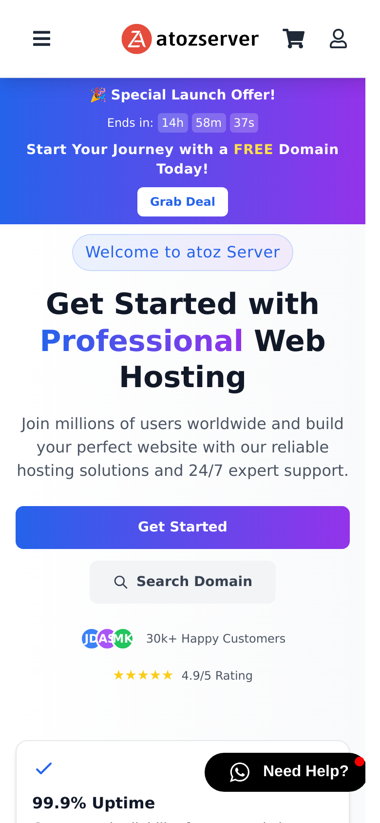 Homepage / Lander