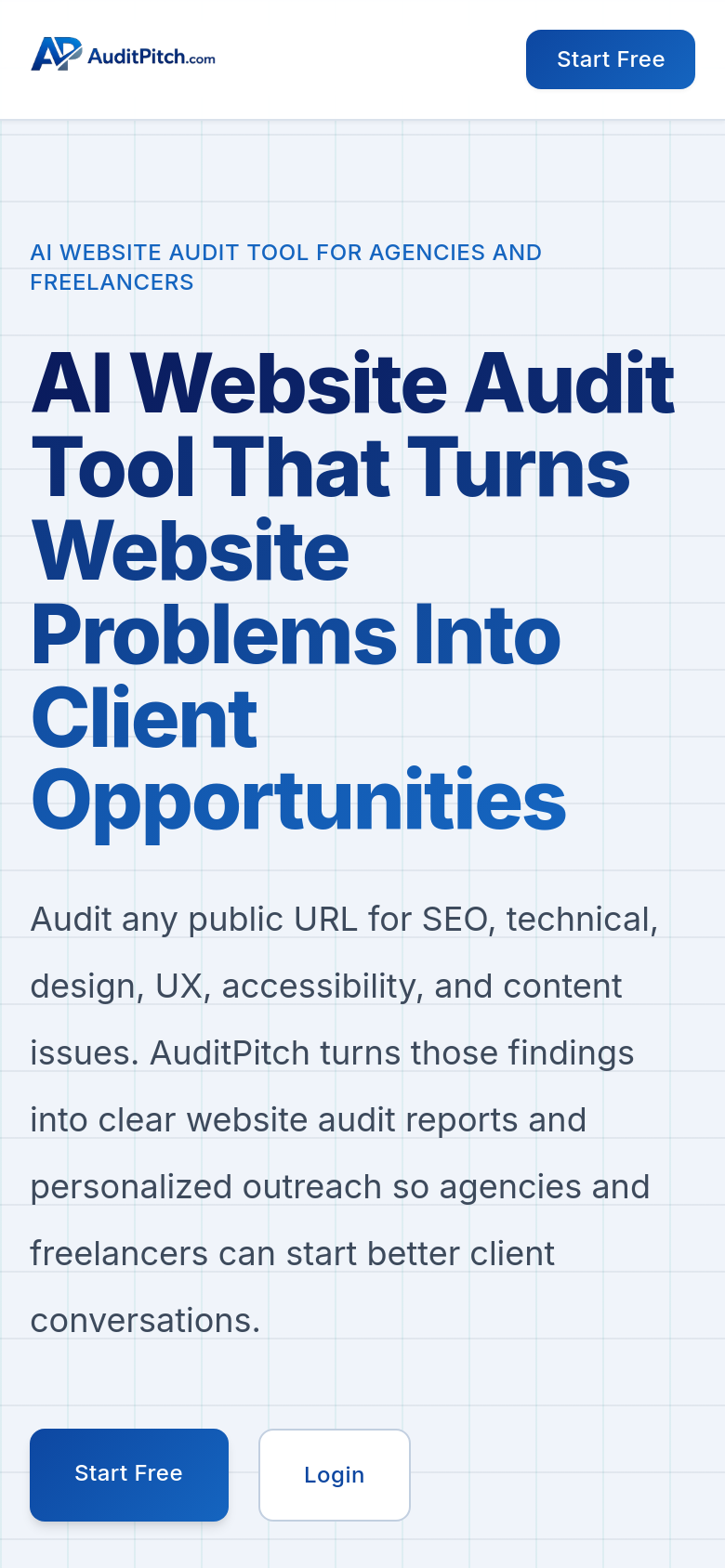 Homepage / Lander