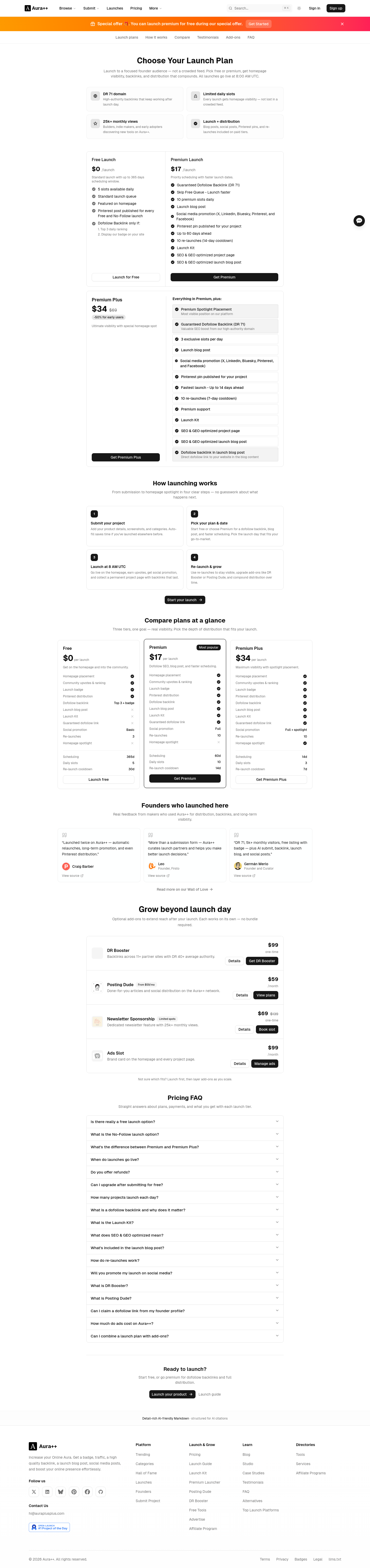 Price anchor element