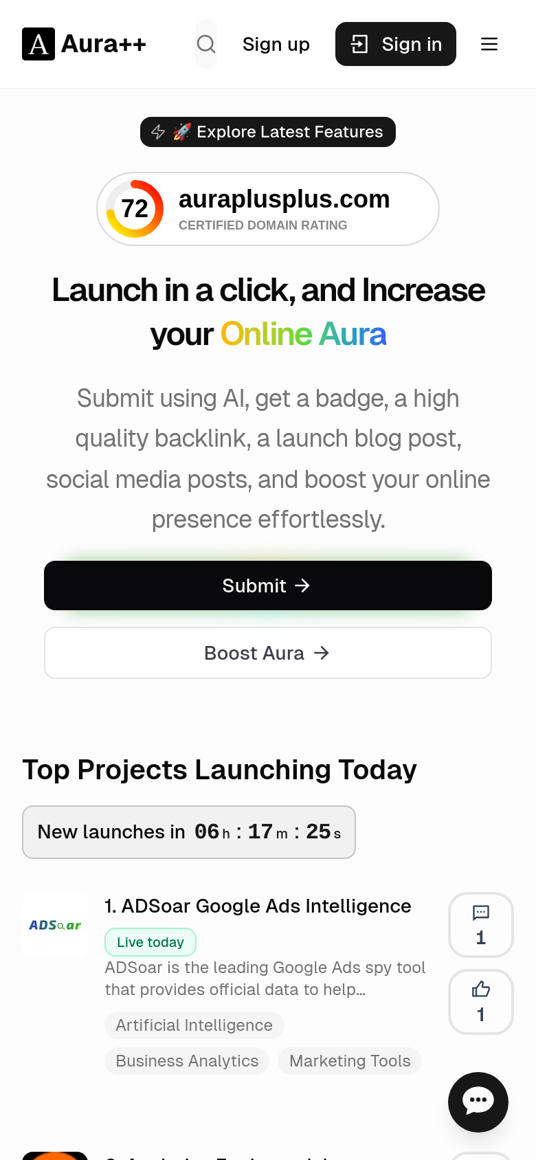 Homepage / Lander