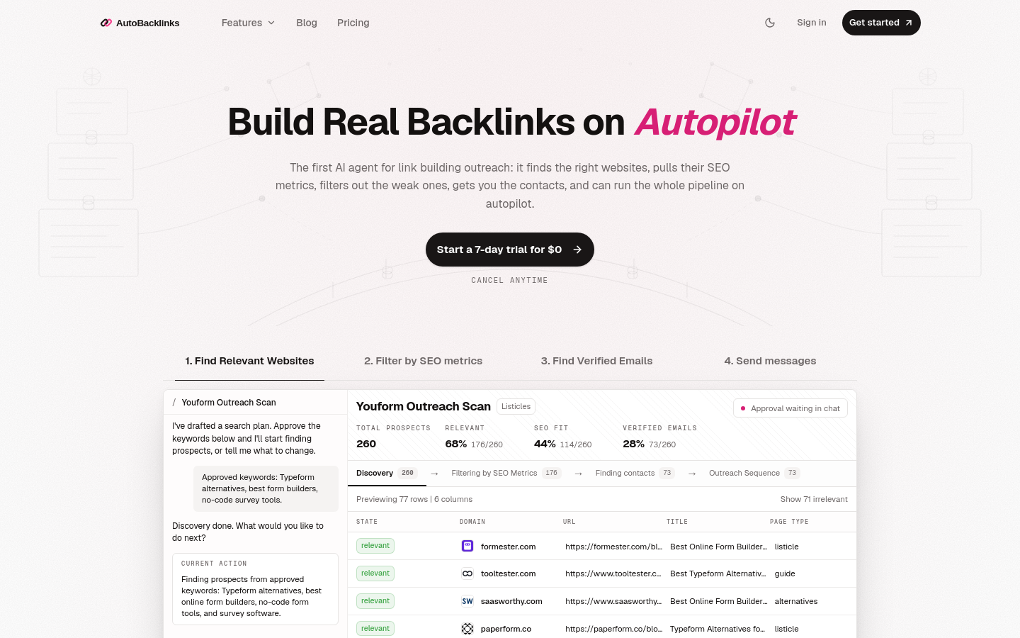 Captured Homepage / Lander