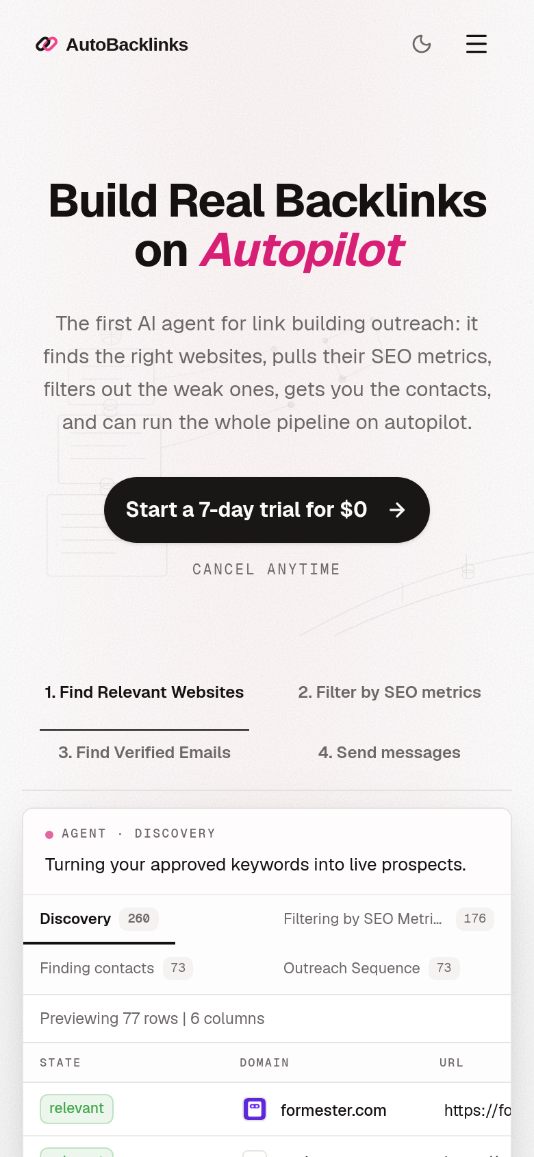 Homepage / Lander