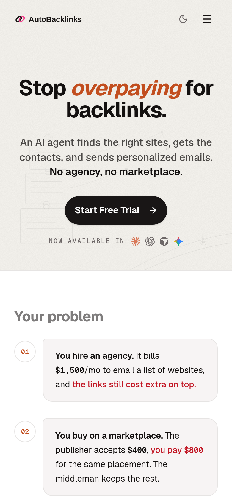 Homepage / Lander