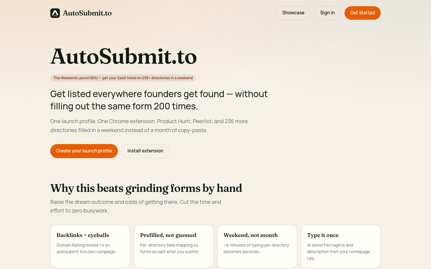 Captured Homepage / Lander