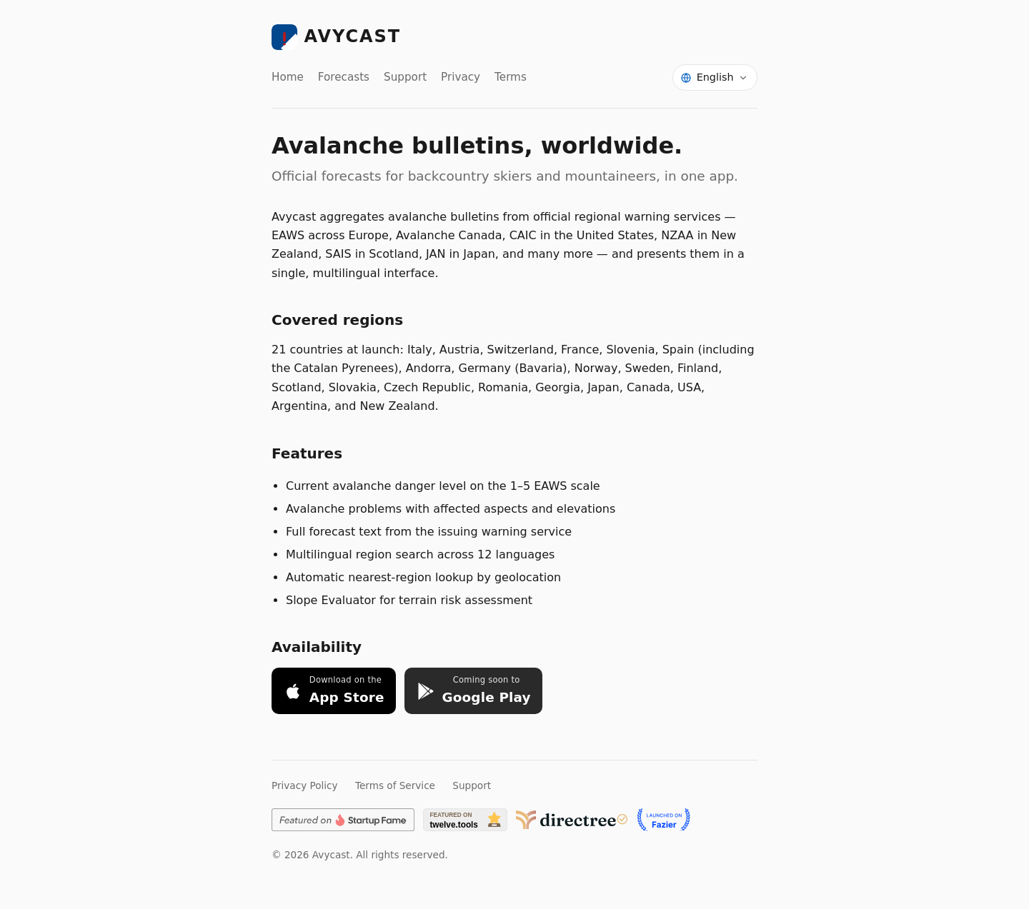 avycast.app — 