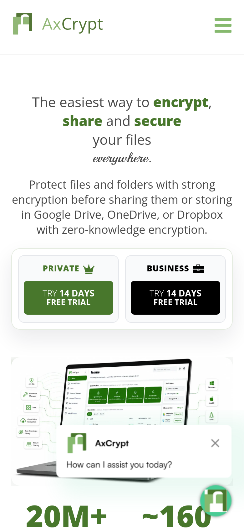Homepage / Lander