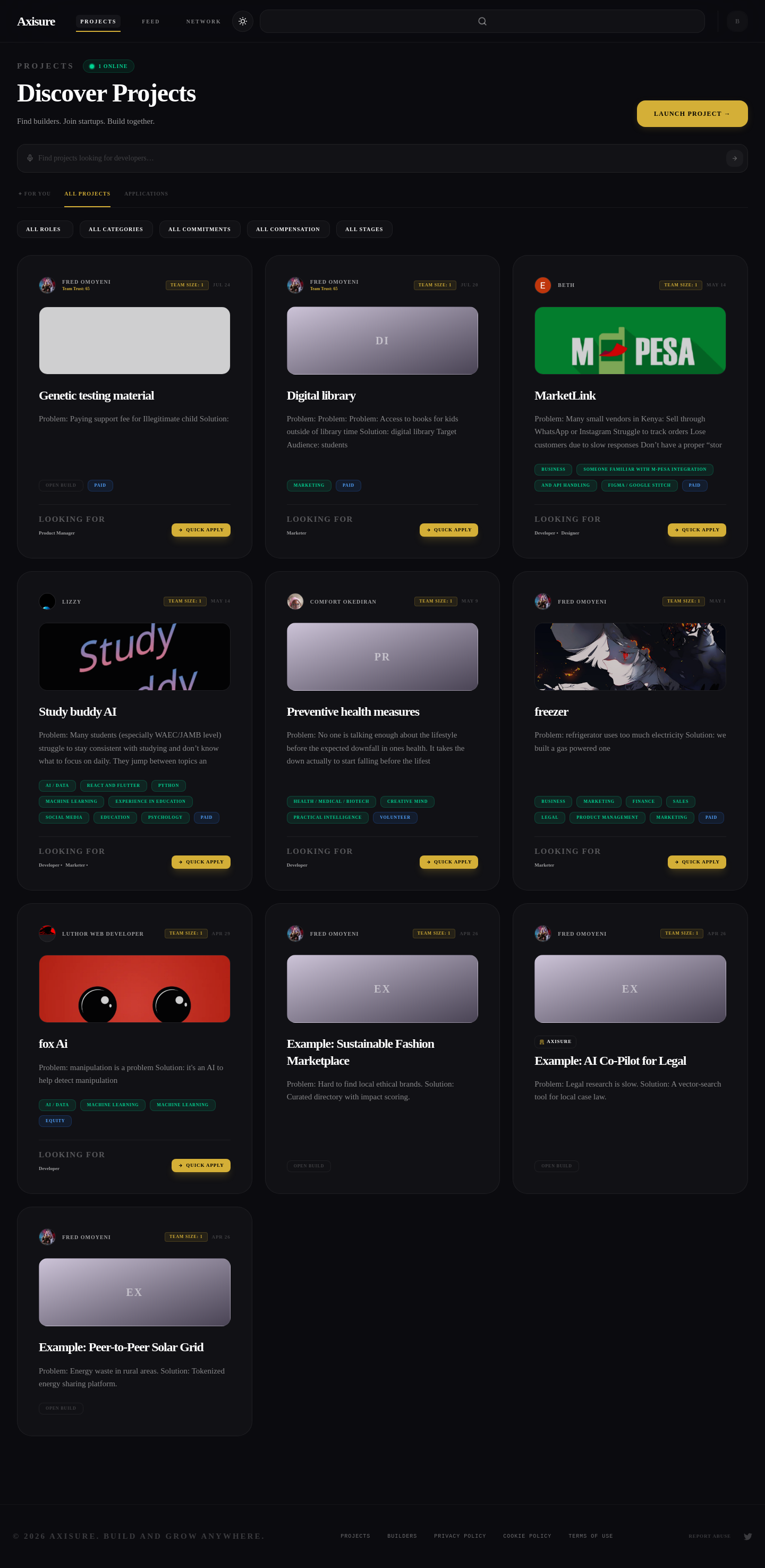 axisure.xyz — 