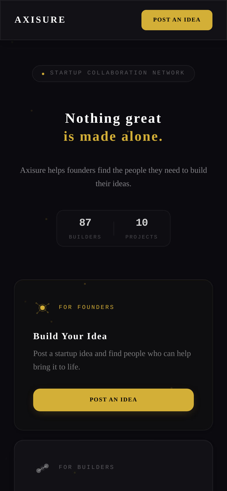 Homepage / Lander