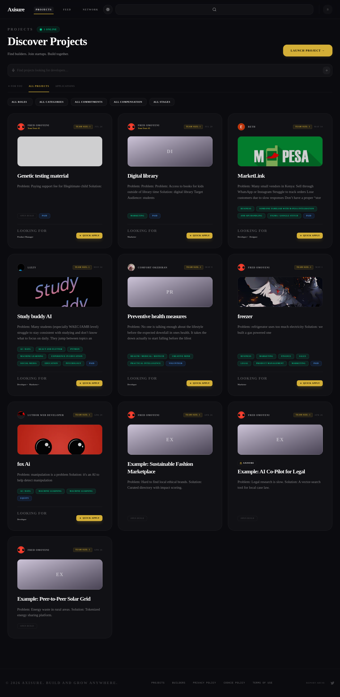 axisure.xyz — 