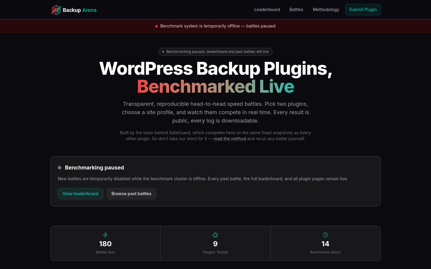 Captured Homepage / Lander