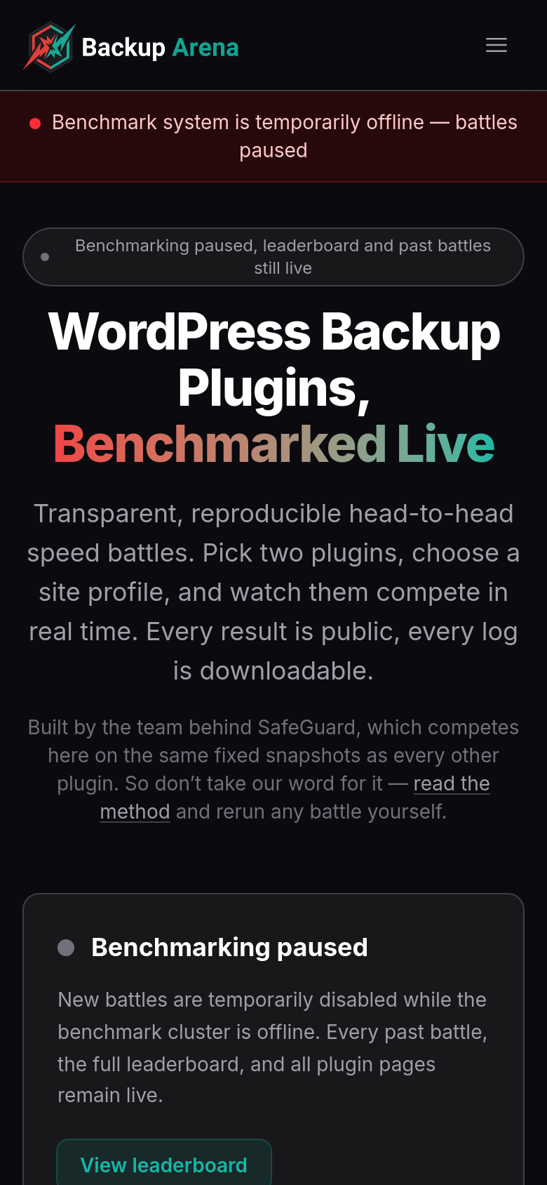 Homepage / Lander