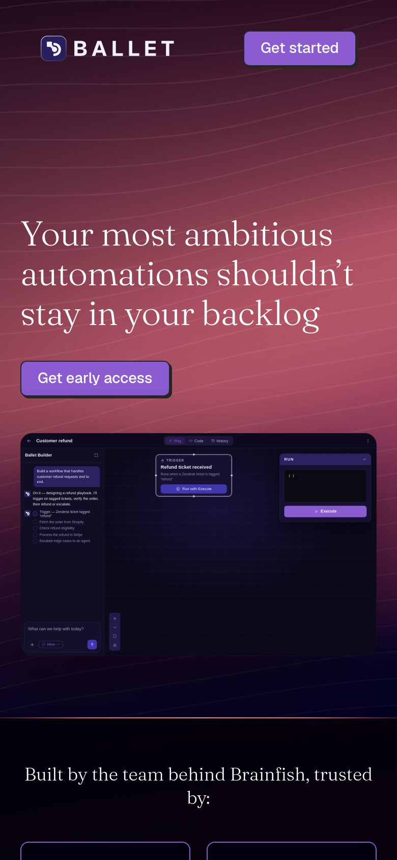 Homepage / Lander