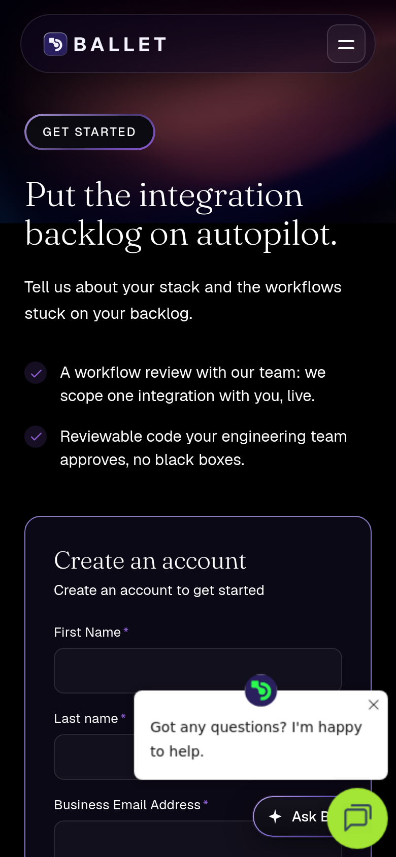 Signup