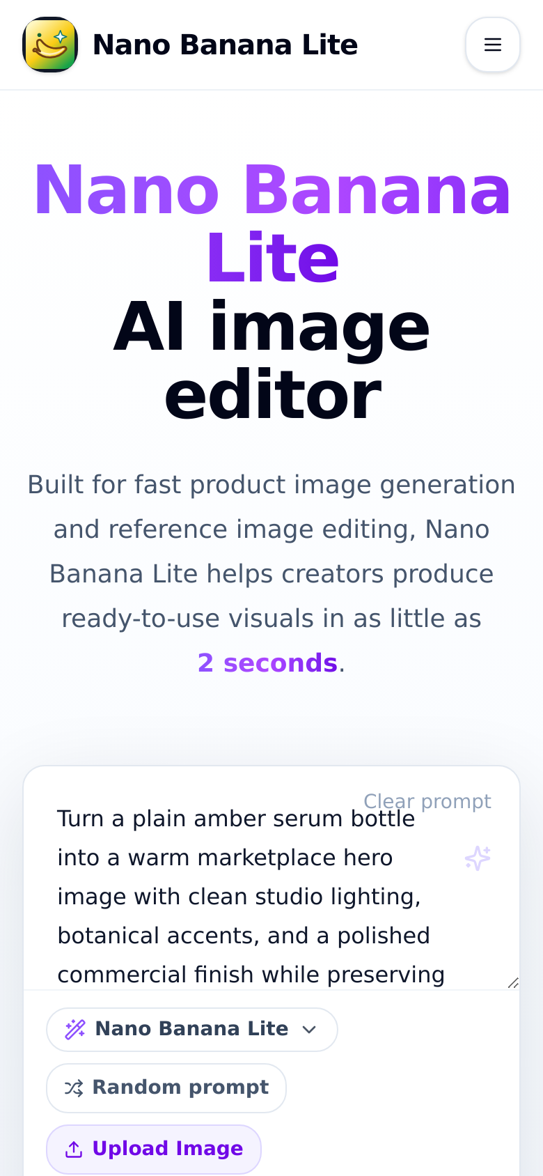 Homepage / Lander