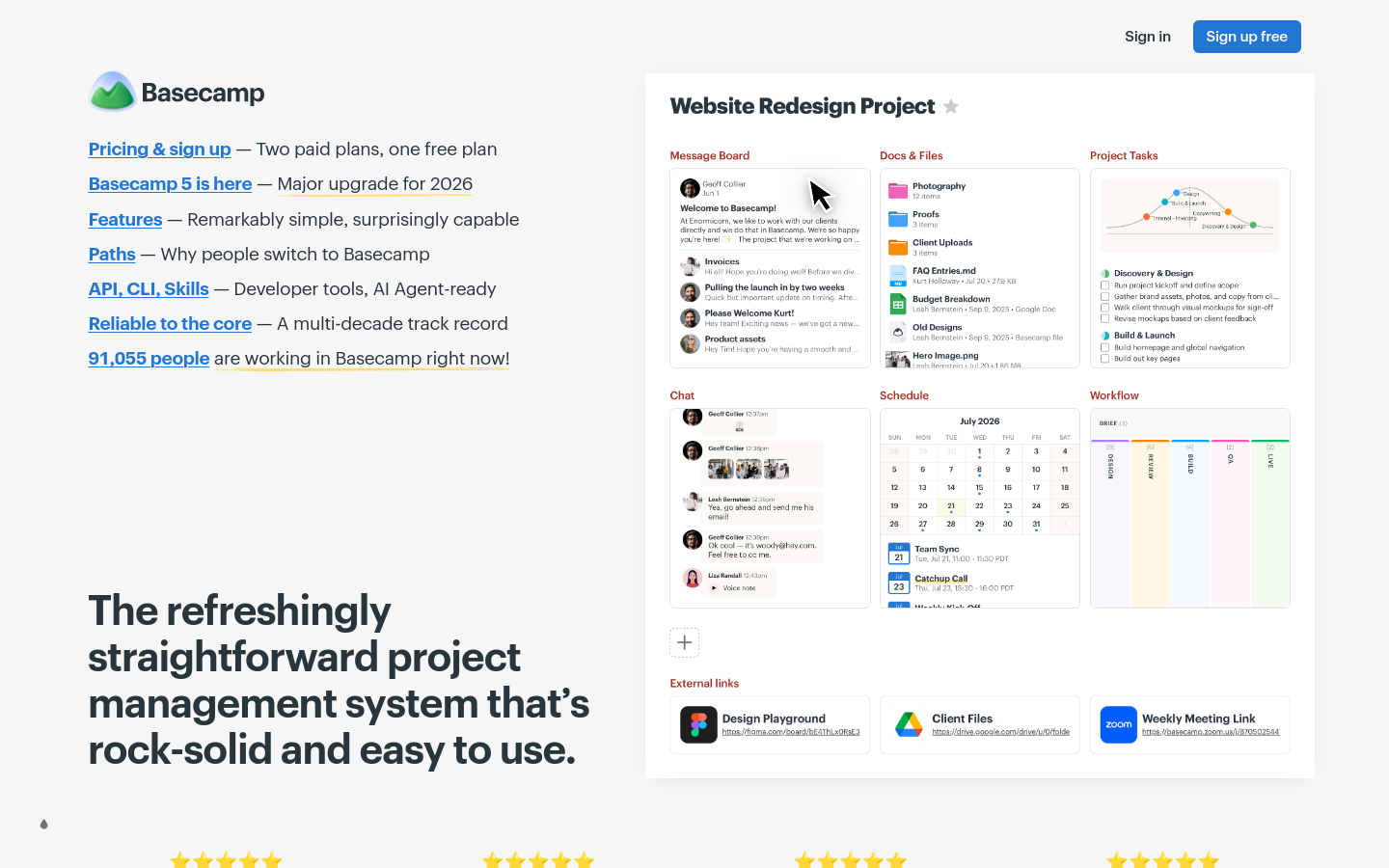 Captured Homepage / Lander
