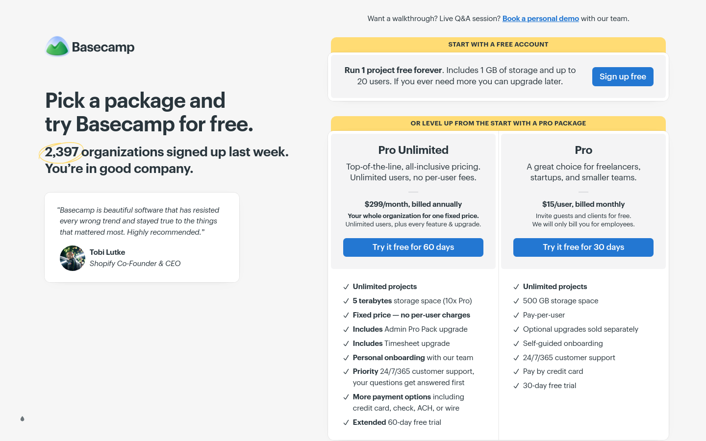 Pricing