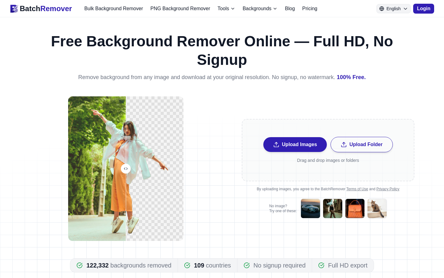 Captured Homepage / Lander