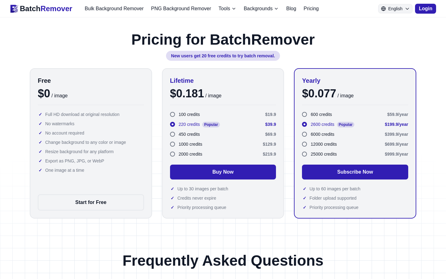 Pricing