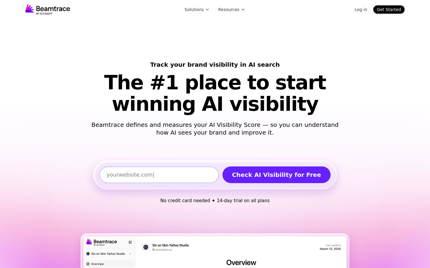 Captured Homepage / Lander