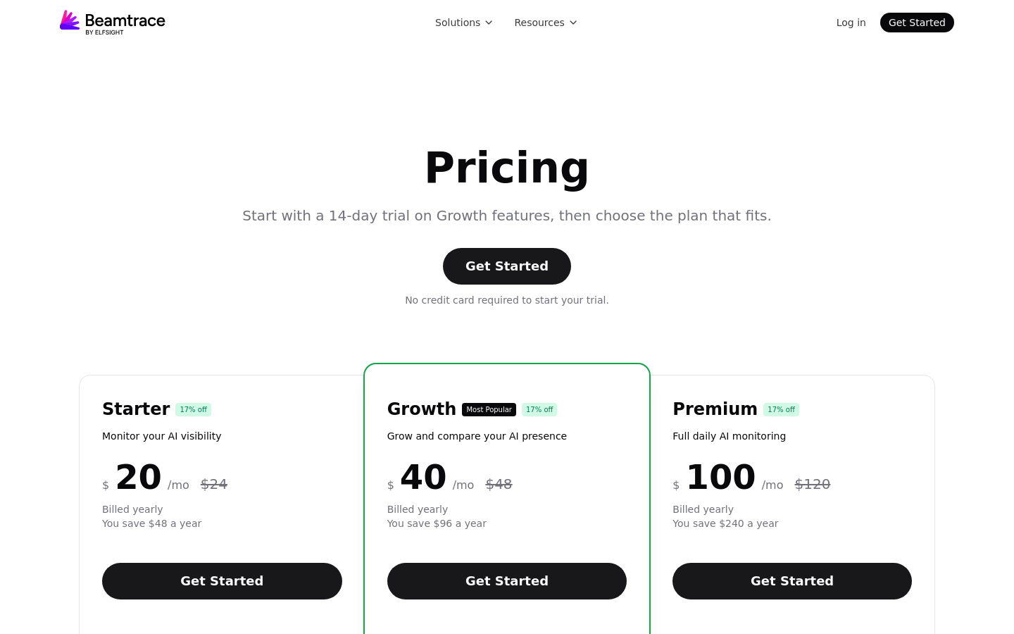 Pricing