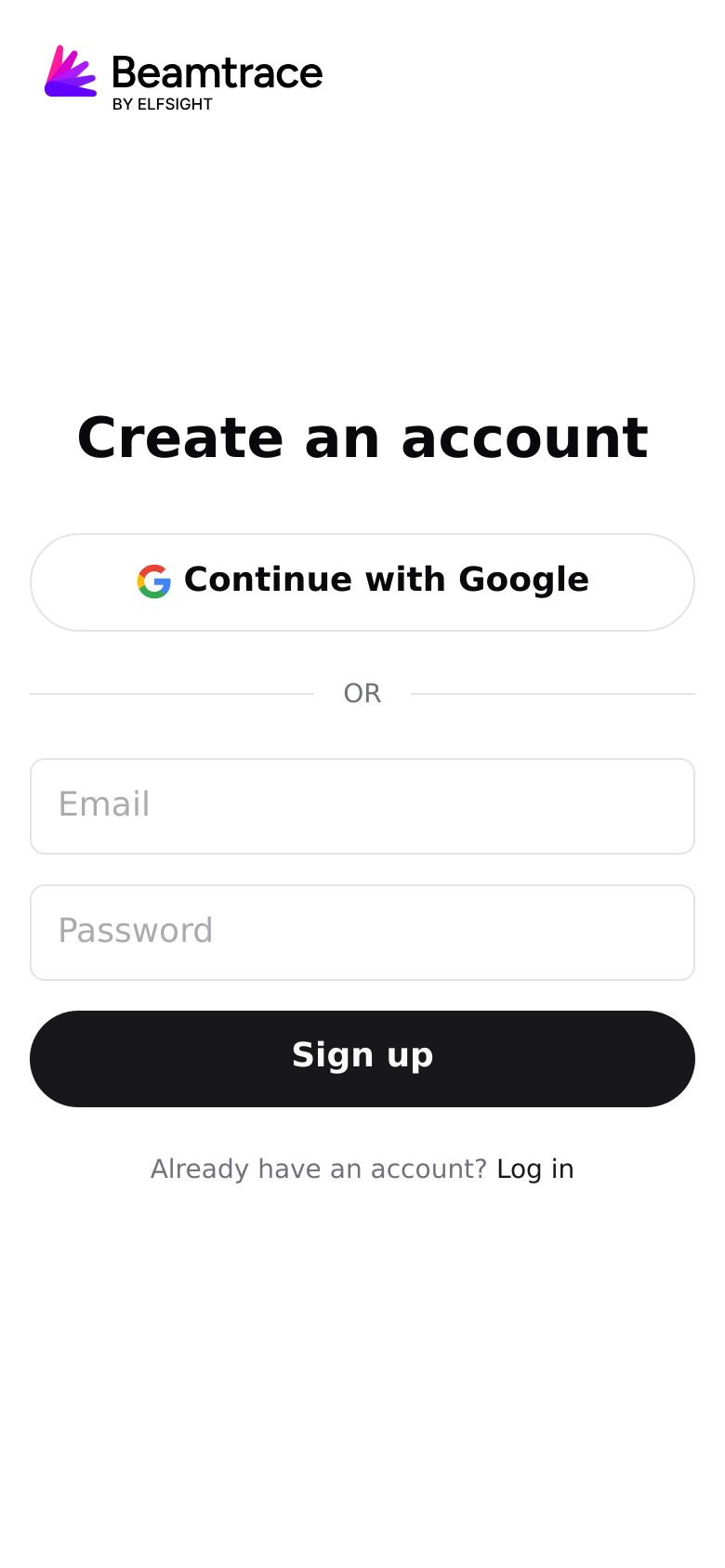 Sign Up
