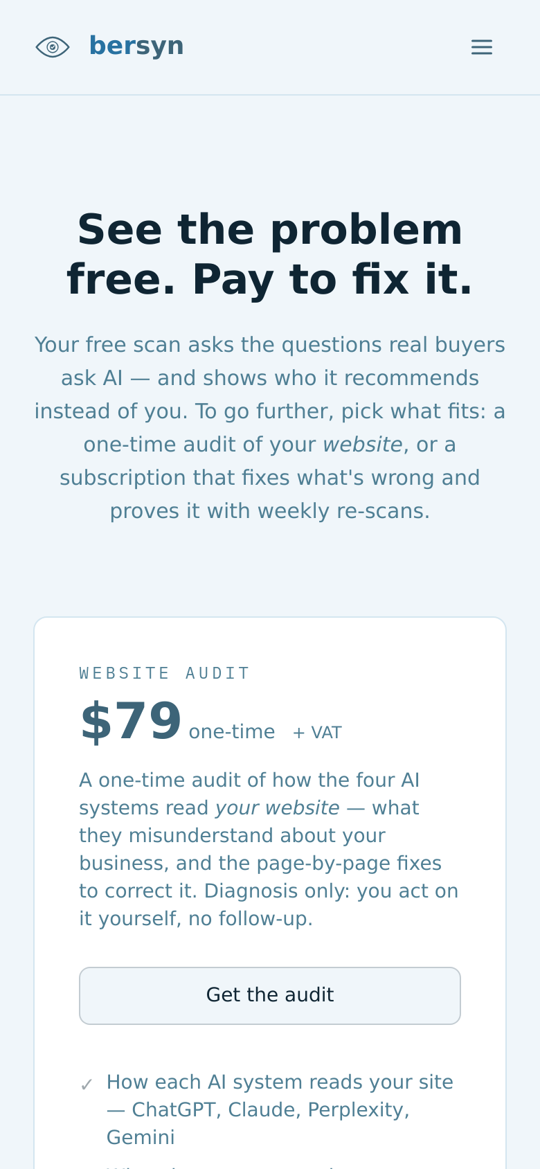 Pricing