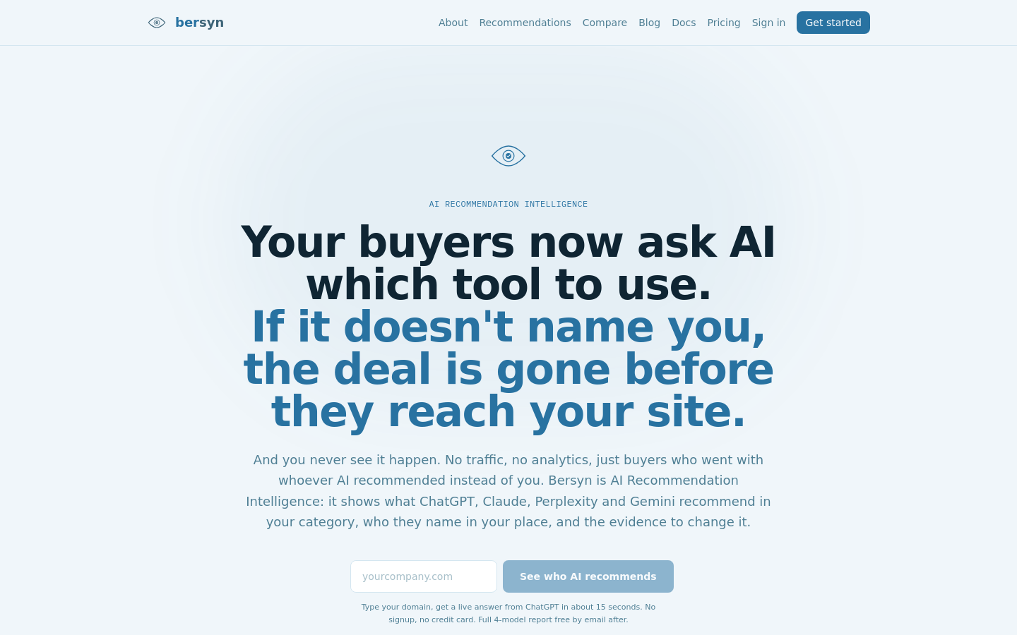 Captured Homepage / Lander