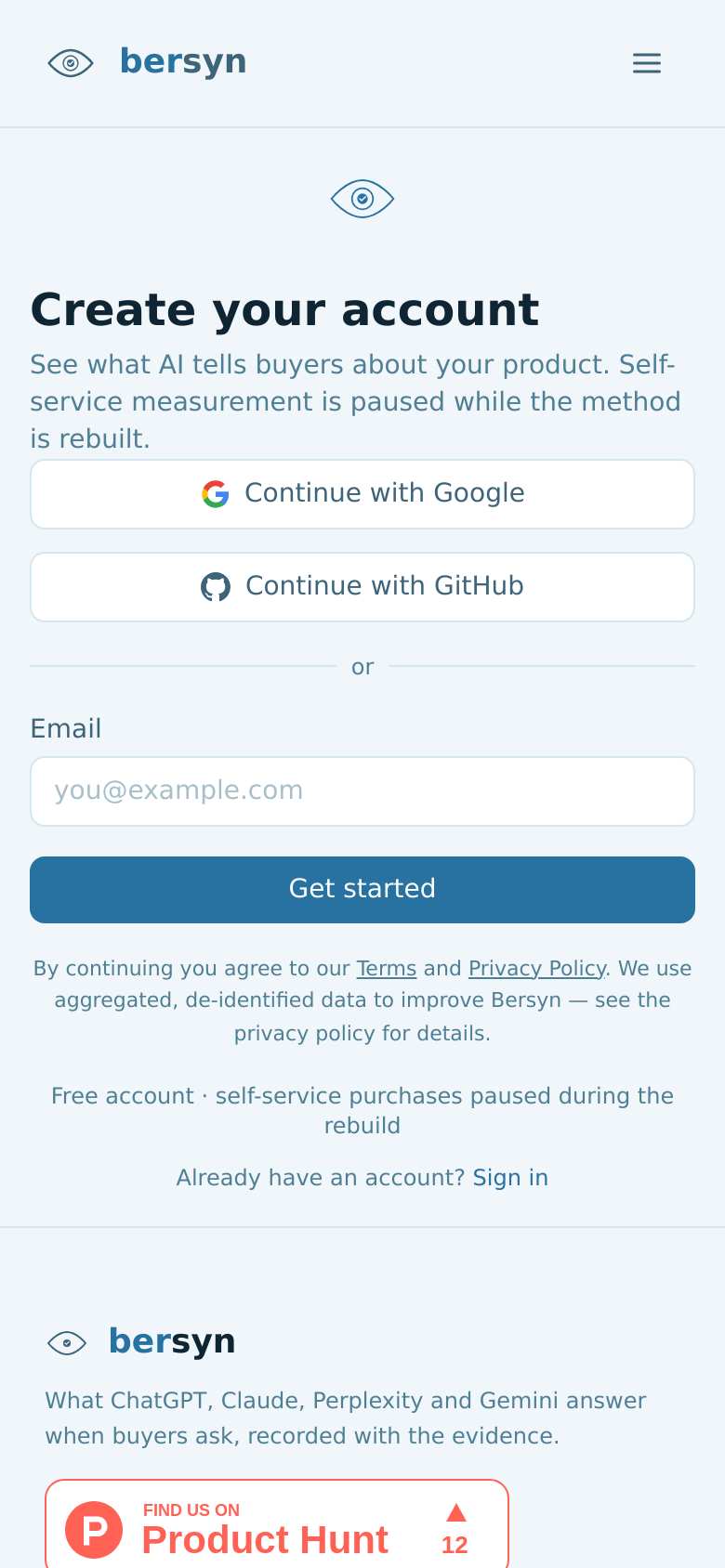 Signup
