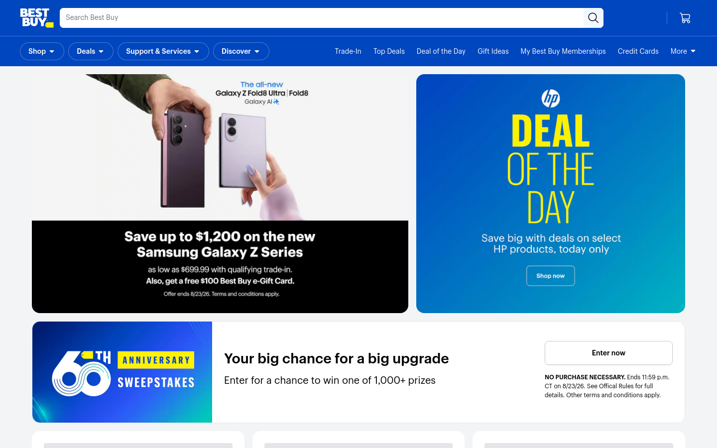 Captured Homepage / Lander