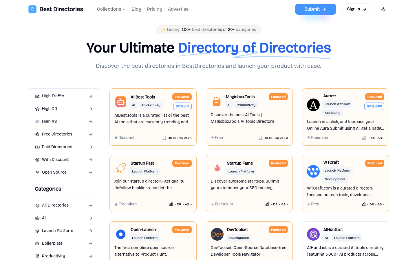 Captured Homepage / Lander