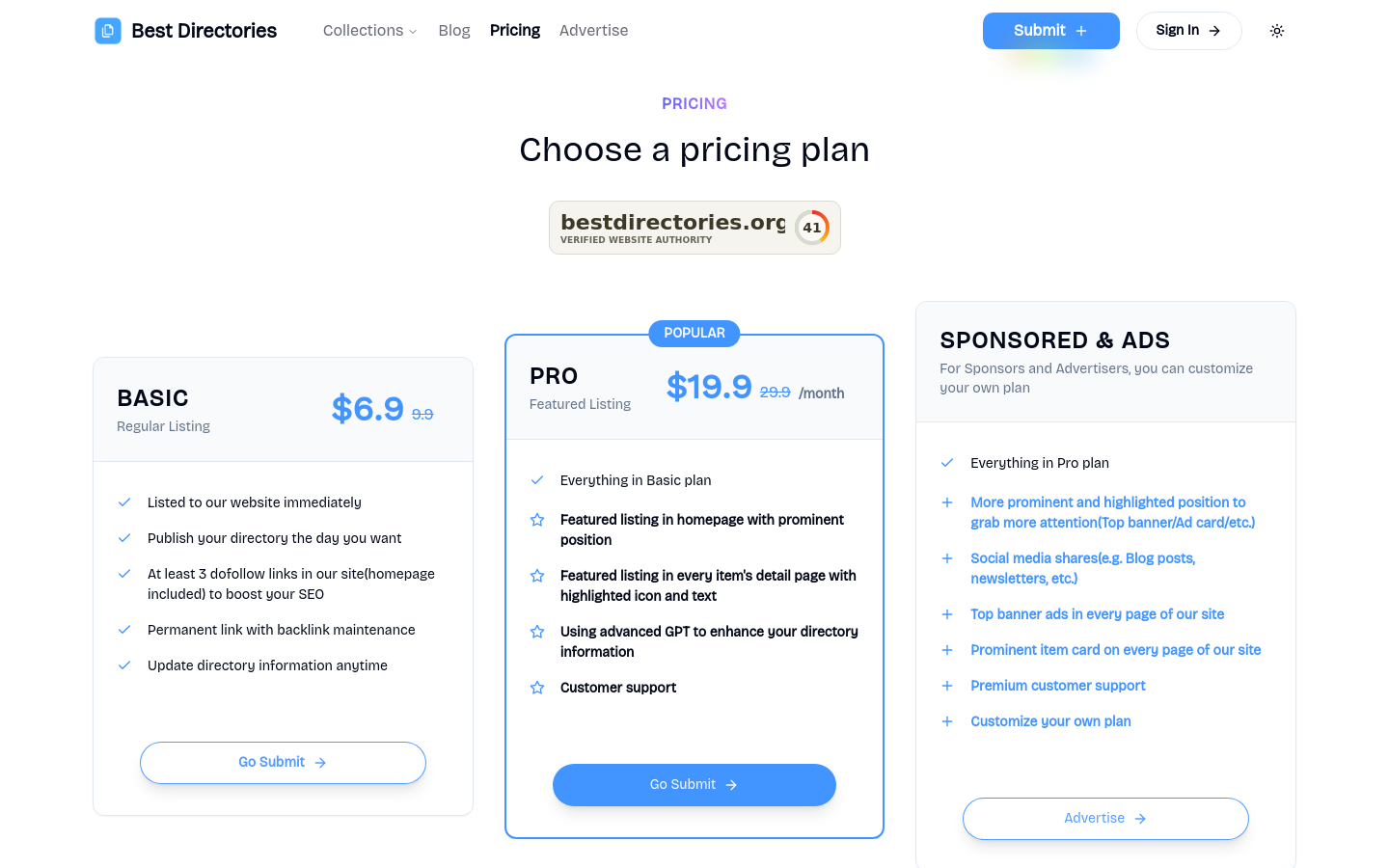 Pricing