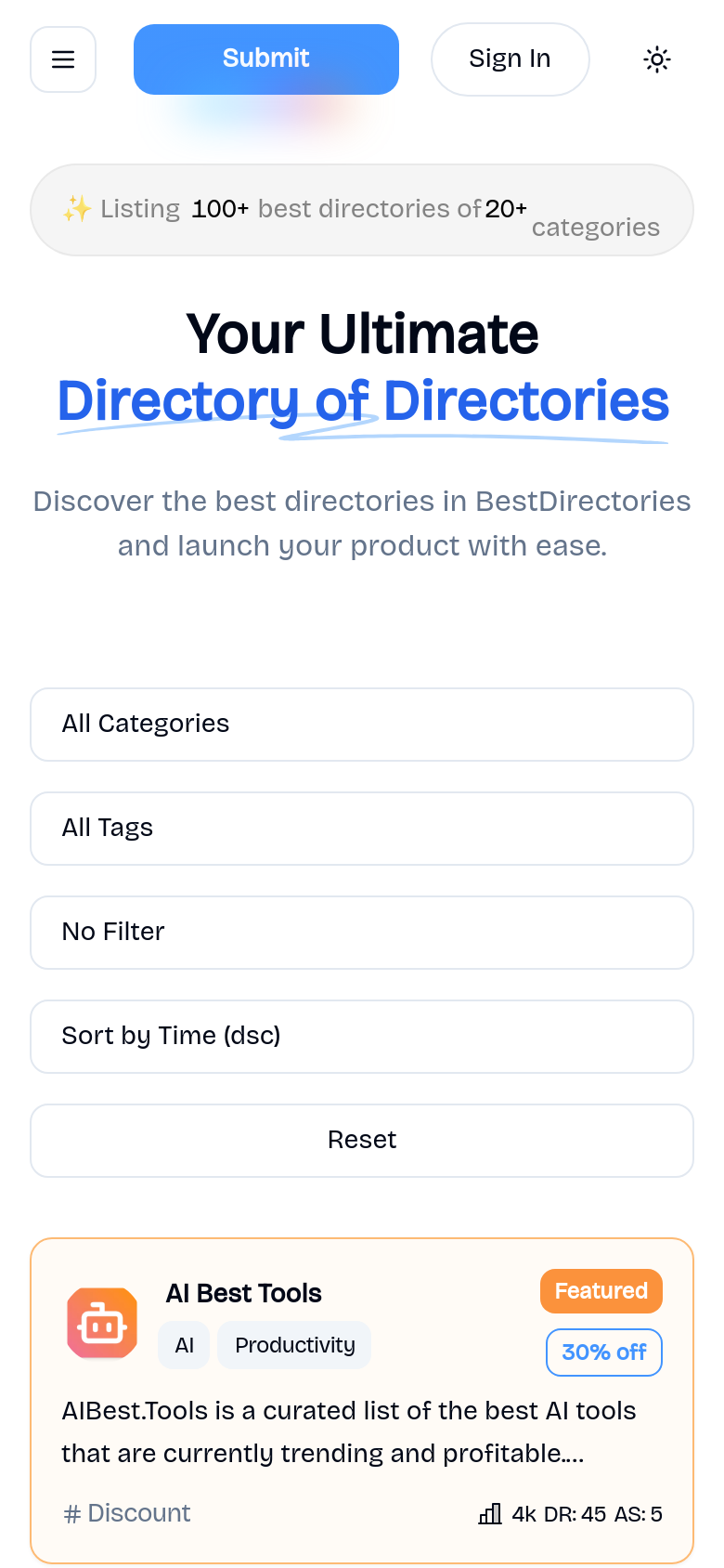 Homepage / Lander