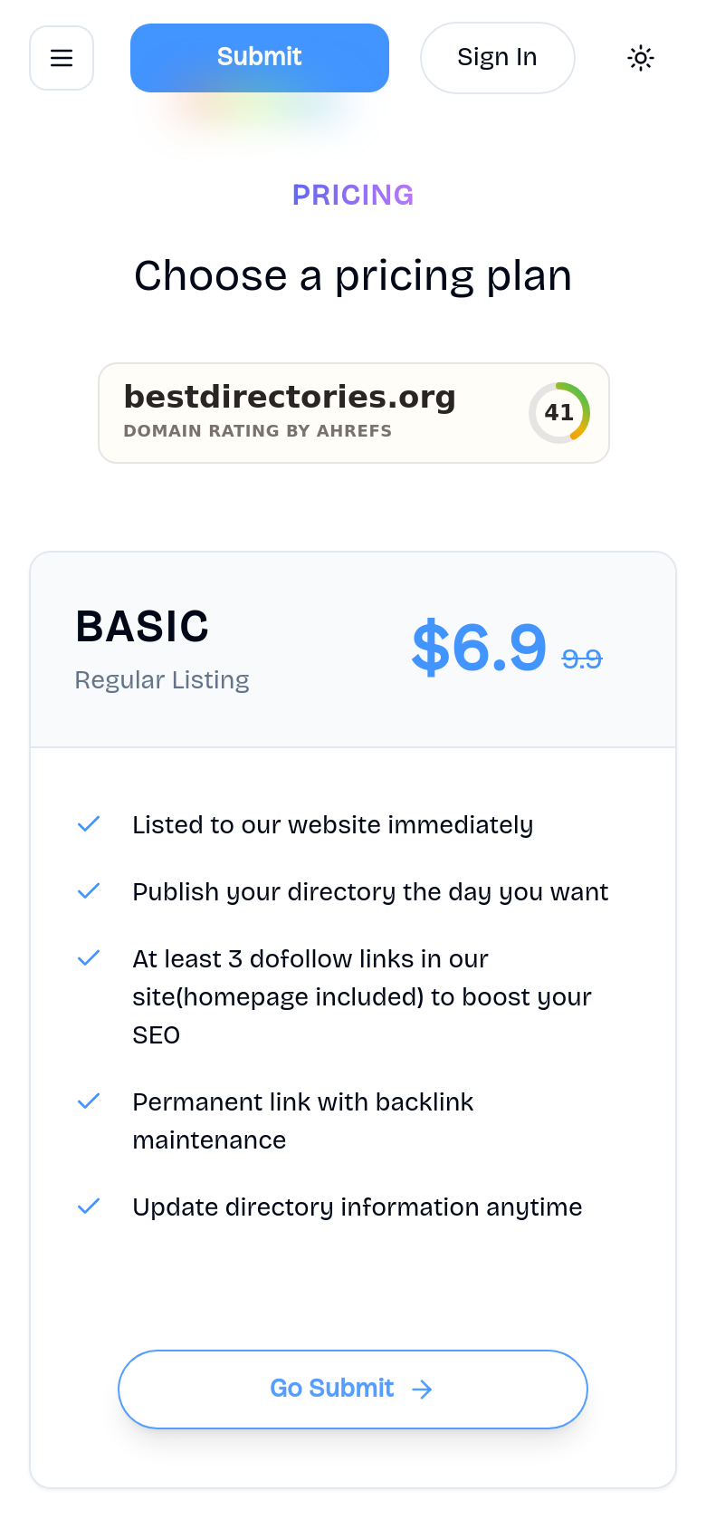 Pricing