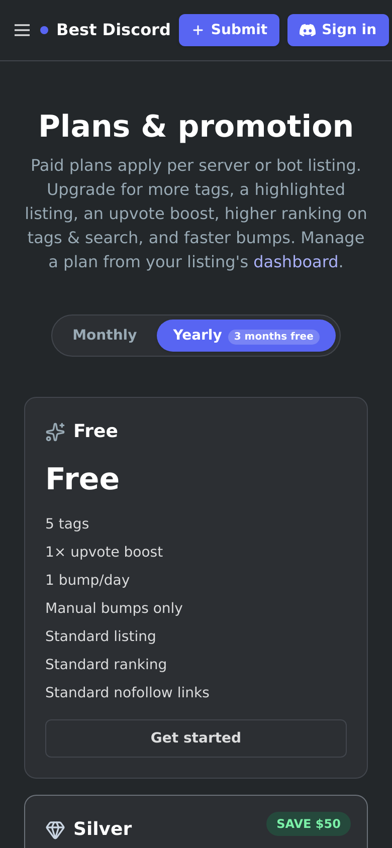 Pricing