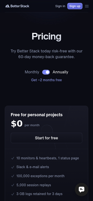 Pricing