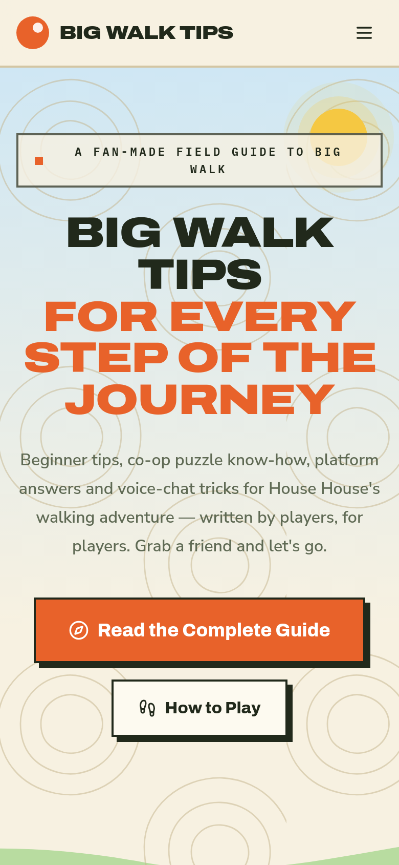 Homepage / Lander