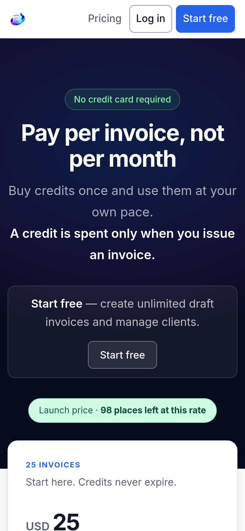 Pricing