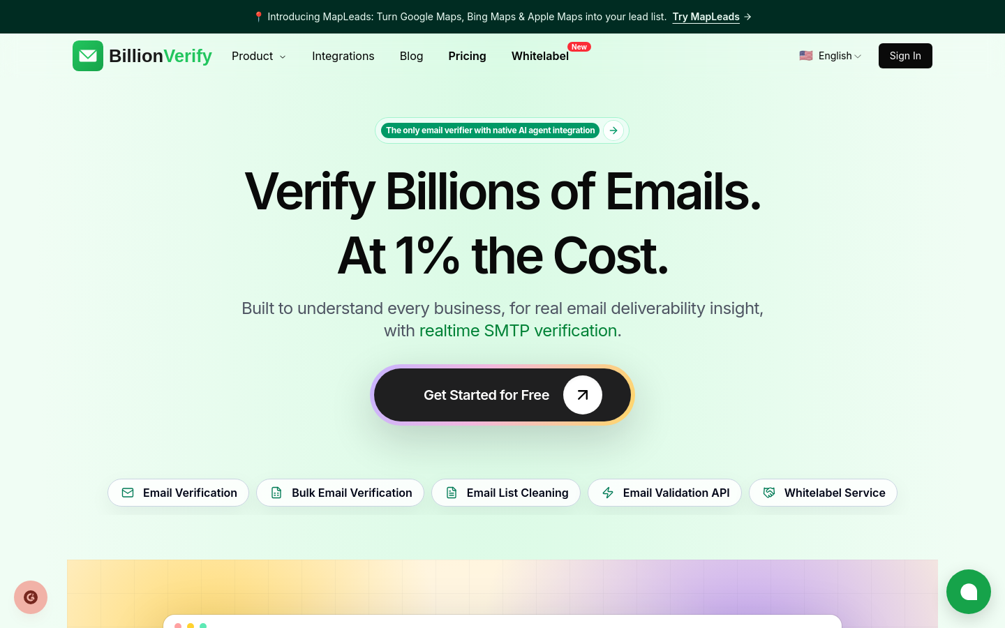 Captured Homepage / Lander