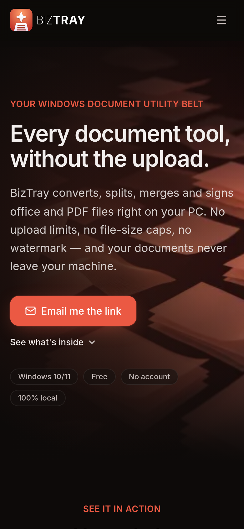 Homepage / Lander