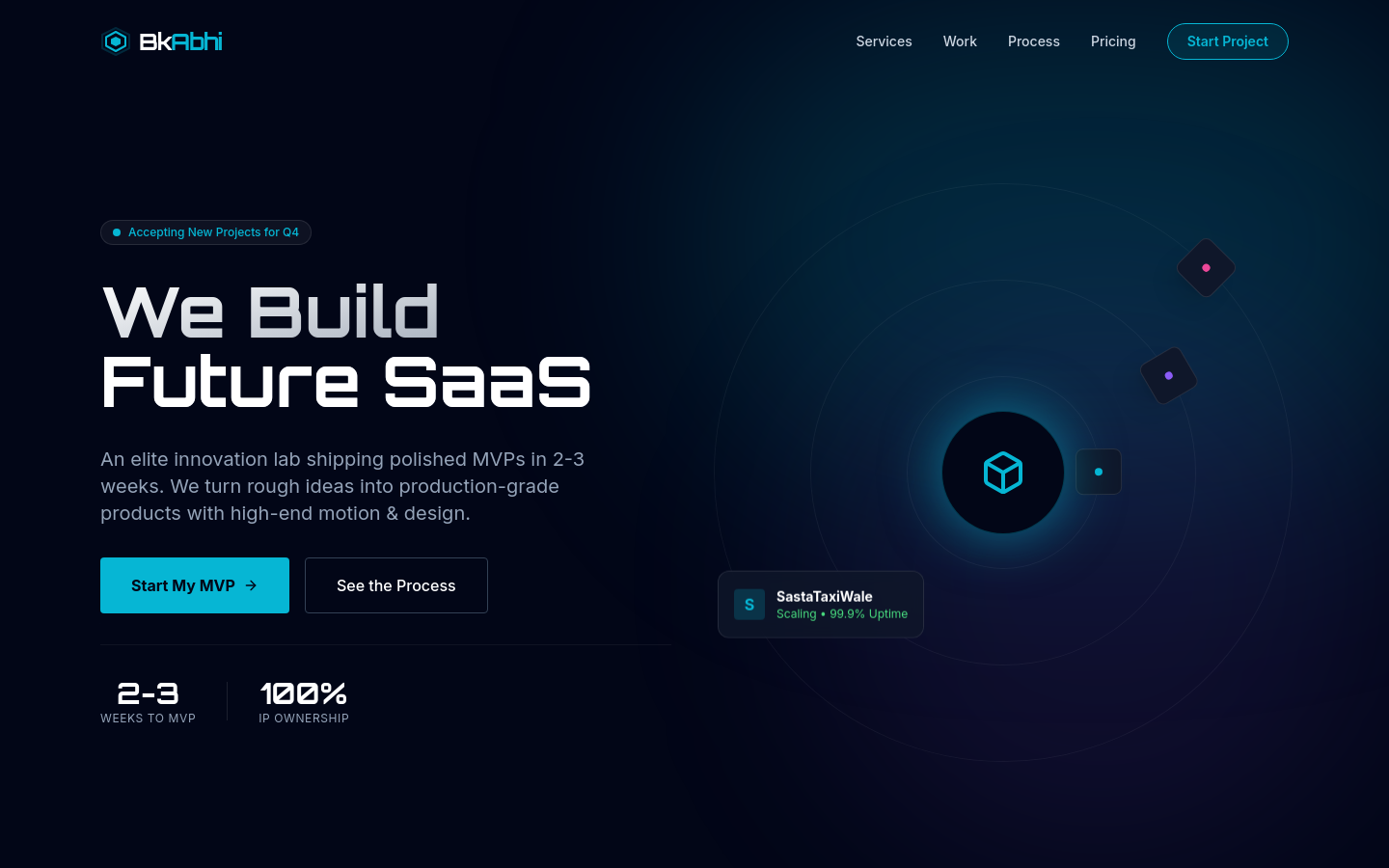Captured Homepage / Lander