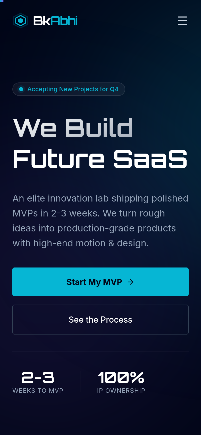 Homepage / Lander