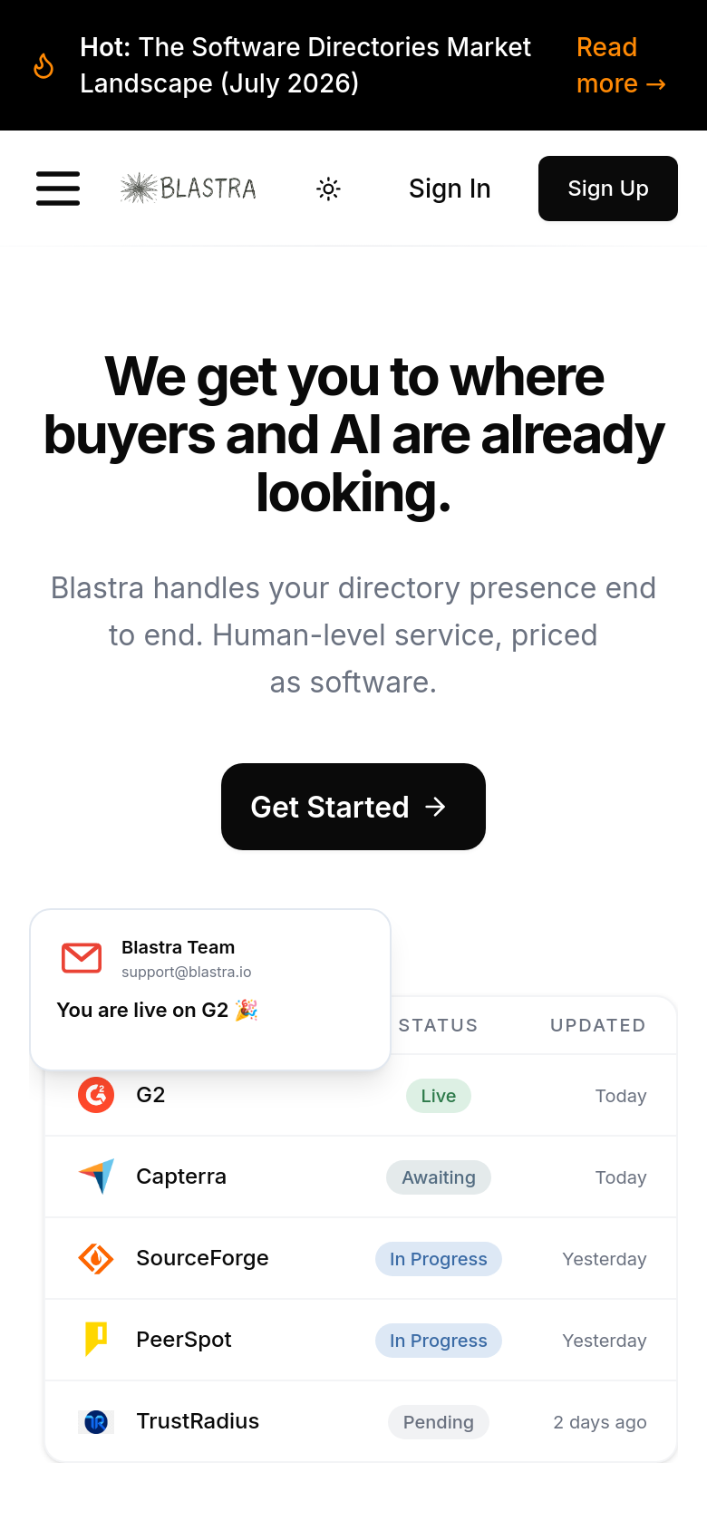 Homepage / Lander