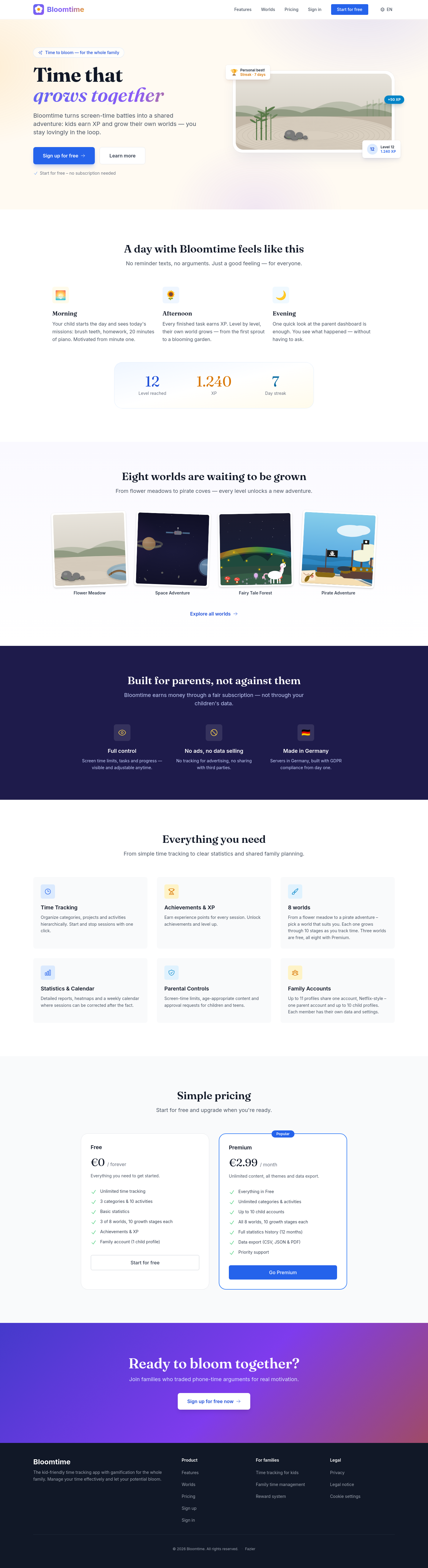 bloomtime.app — 