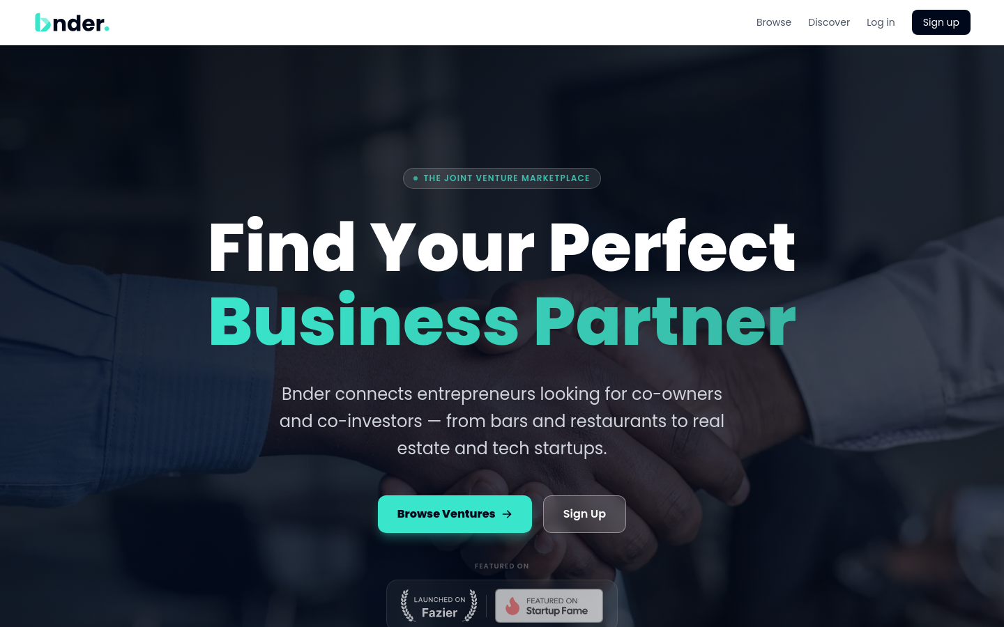 Captured Homepage / Lander