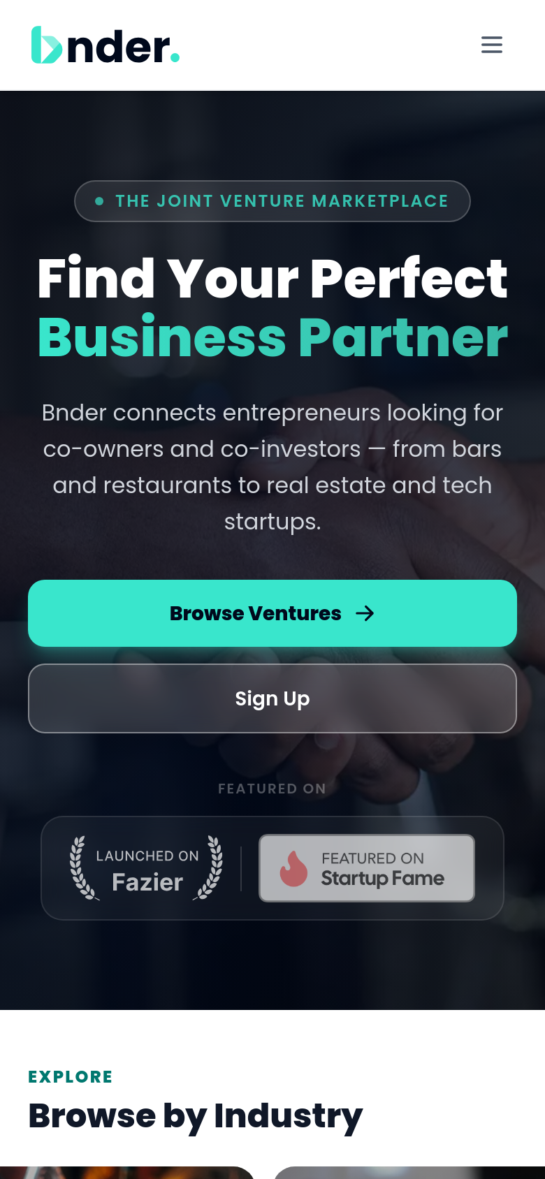 Homepage / Lander