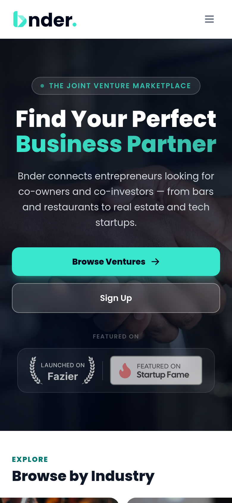 Homepage / Lander