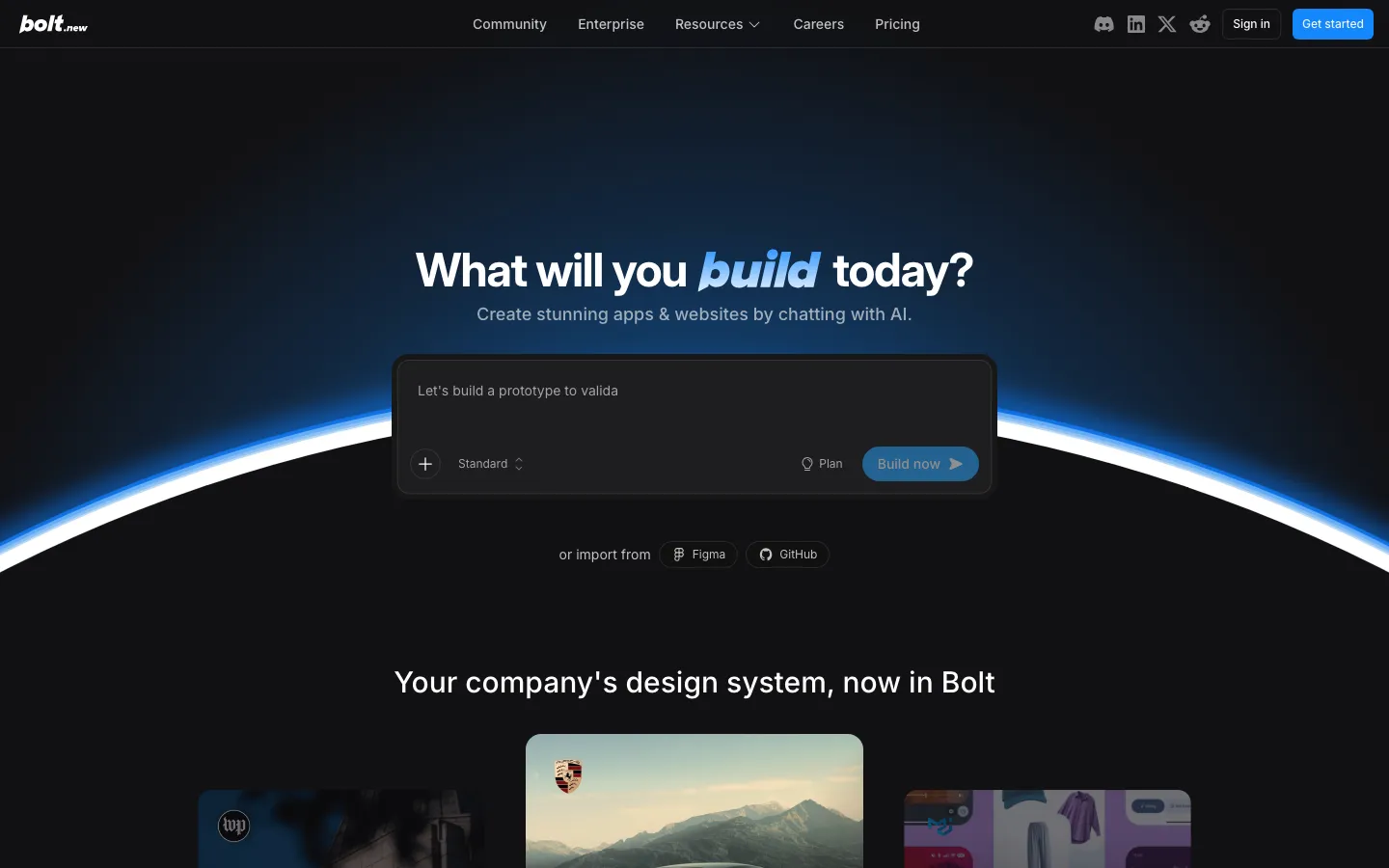 Captured Homepage / Lander